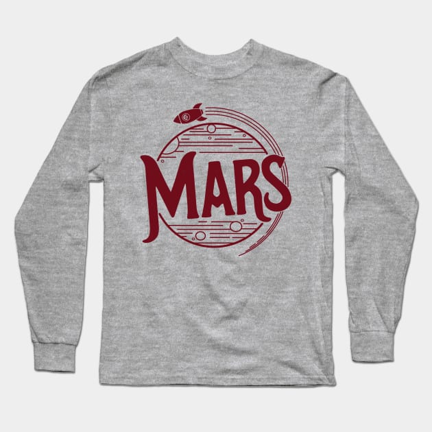 Mars Long Sleeve T-Shirt by luckybengal